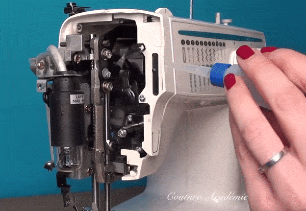 Engrasar la máquina de coser