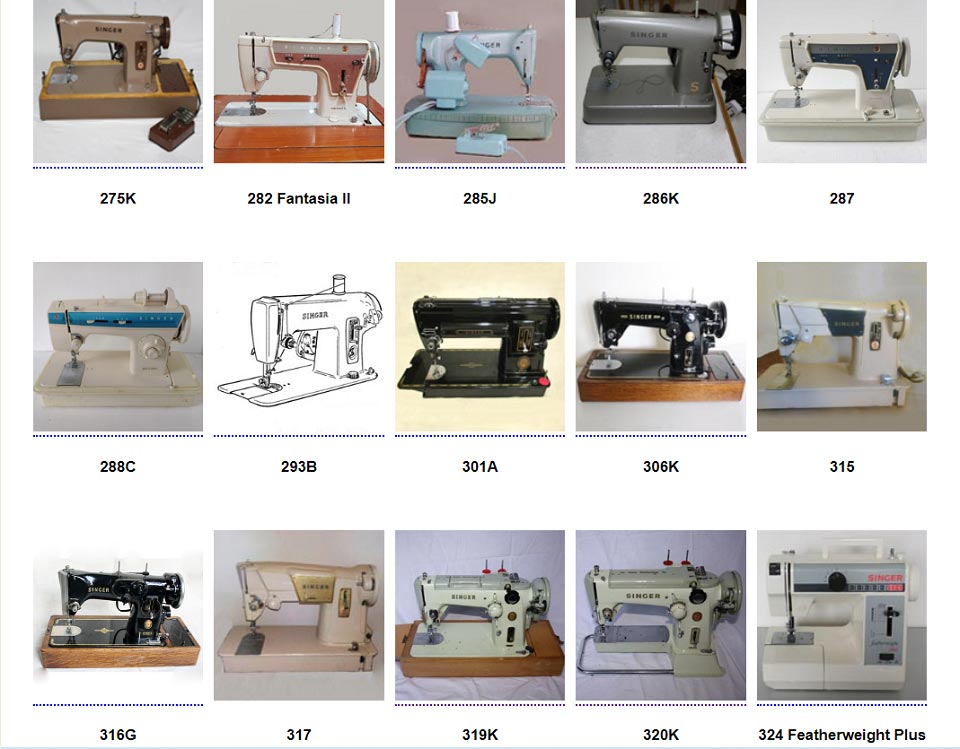 Máquinas de coser Singer antiguas