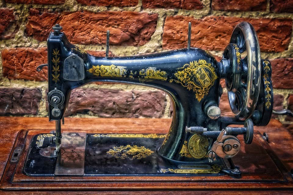 máquina de coser Singer antigua