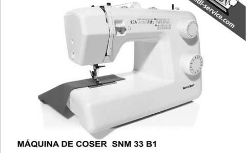 Manual de Instrucciones maquina de coser Silvercrest snm 33 b1