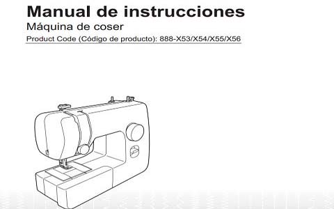 Manual de instrucciones máquina de coser Brother jx17fe Español